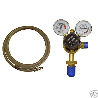 Gauge argon regulator with - 2,