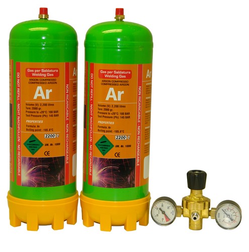 Disposable argon gas bottle - disposable,