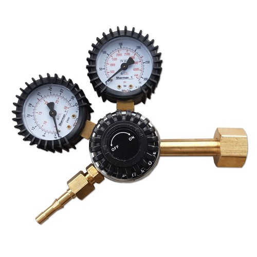 Sherman argon co2 dual gauge - argon/co2,