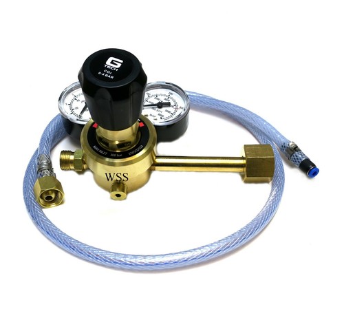Co2 regulator single stage two - regulator,